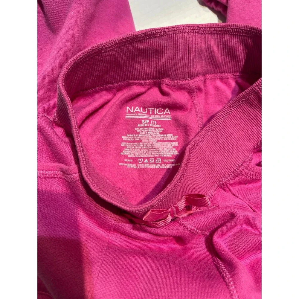 Nautica Sensory-Friendly Sweatpants Size 7 Rose New With Tags